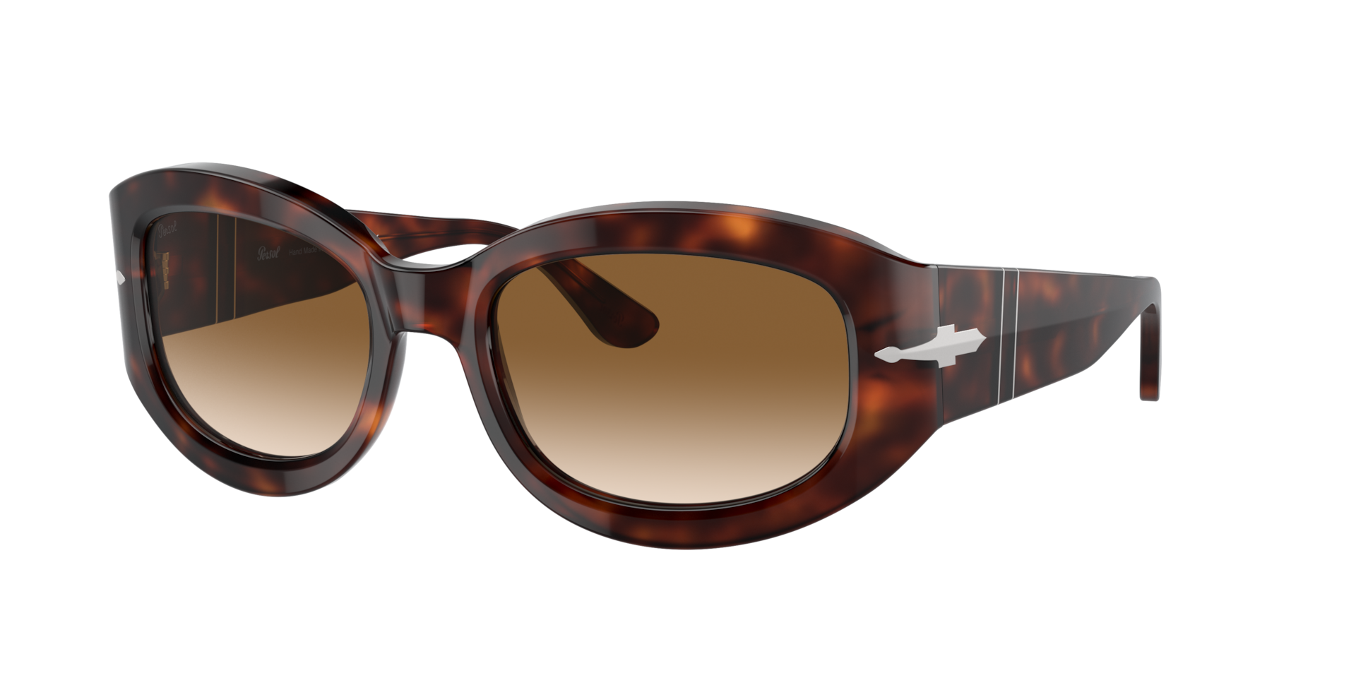 Persol Unisex Sunglass PO3335S -  Frame color: Havana, Lens color: Clear Gradient Brown