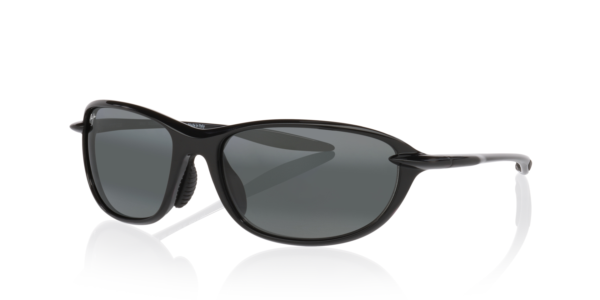 Maui Jim M2 サングラス ブラック Maui Jim Ho'okipa Ultra R XXL (62 - 17) with Grey lenses and Black