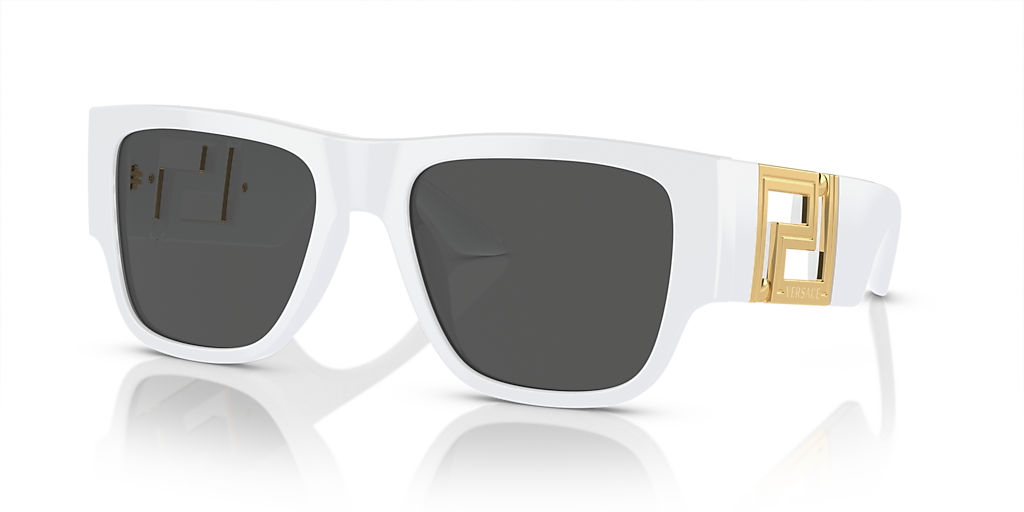 Versace VE4403 XL (57 - 20) with Grey lenses and White frame 