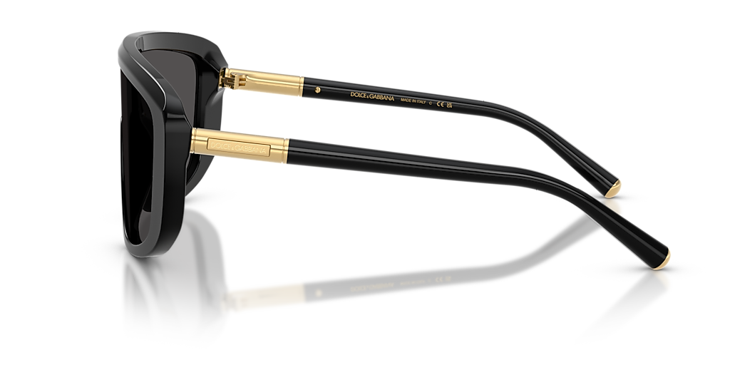 Dolce&Gabbana DG4520 S (0 - 128) with Grey lenses and Black frame