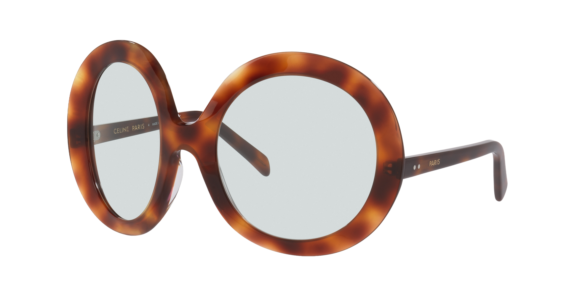 Celine Femme Sunglass Celine Defile CL40345I - Couleur du Monture: Écaille, Couleur de Lentille: Vert