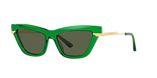 Bottega Veneta BV1265S XS (54 - 15) with Grey lenses and Black