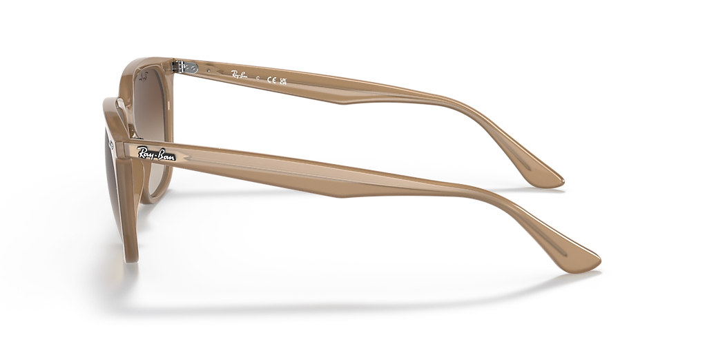 Ray-Ban RB4362 L (55 - 18) with Brown lenses and Beige frame