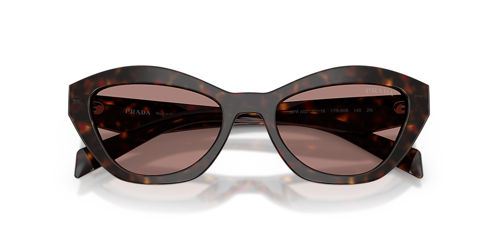 Prada PR A02S S (52 - 19) with Brown lenses and Tortoise frame