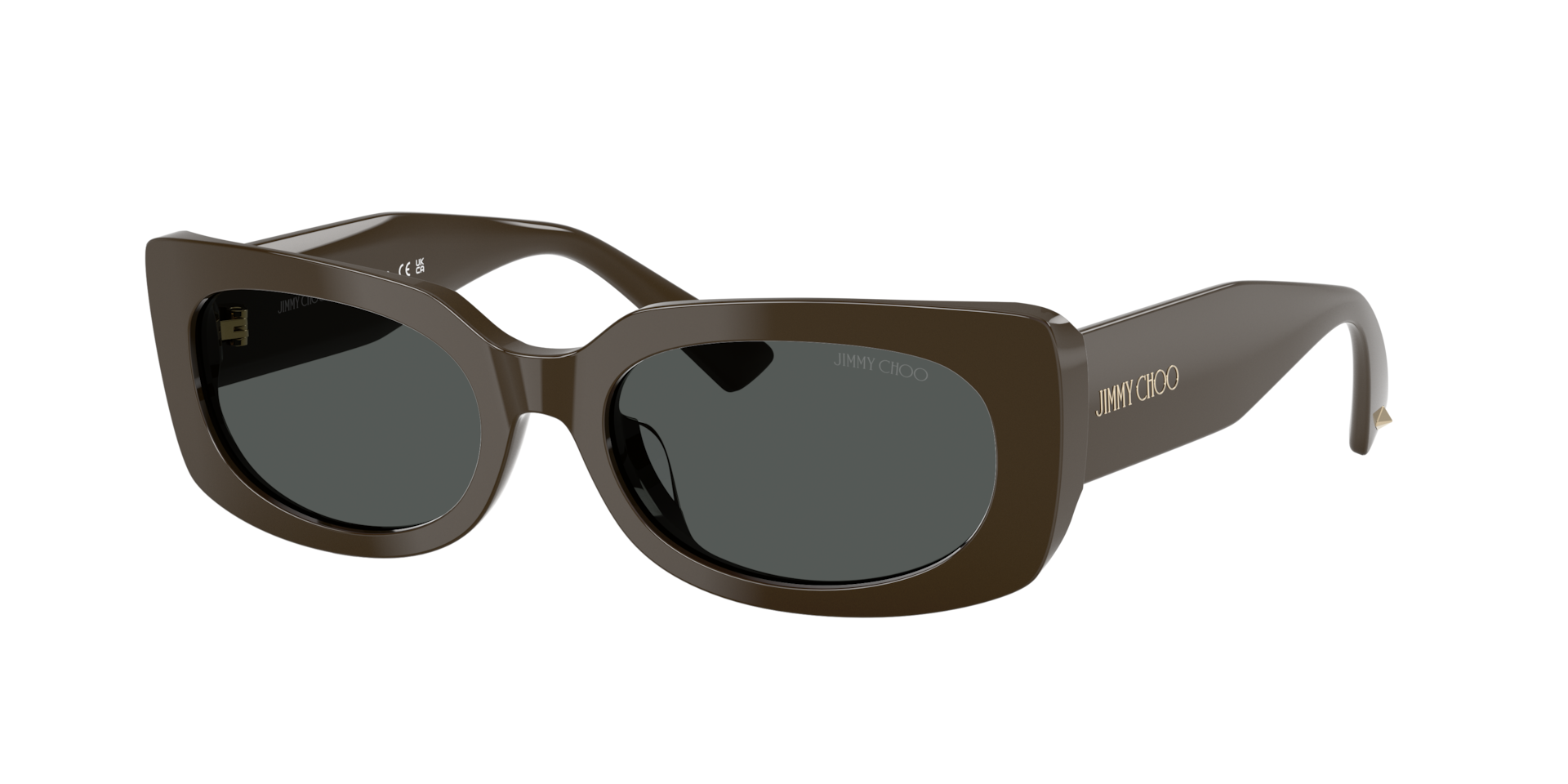 Jimmy Choo Woman Sunglass JC5029U -  Frame color: Caper Green, Lens color: Dark Grey