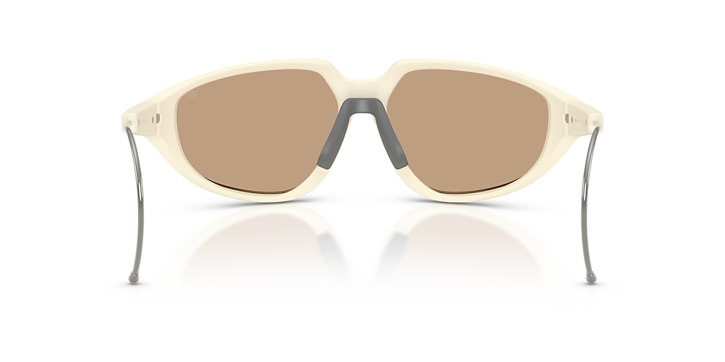 Moncler LASZER L (63 - 12) with Brown lenses and White frame