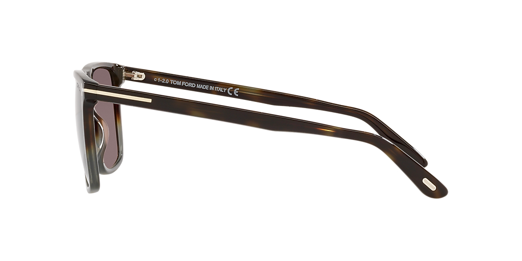 Tom Ford FT0832 XXL (59 - 15) with Grey lenses and Tortoise frame
