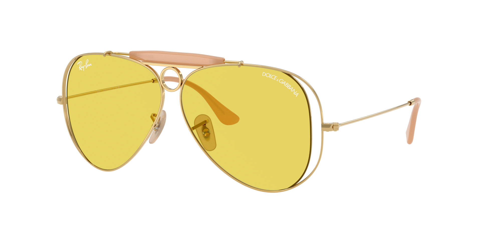 Ray-Ban The Shooter By Dolce&Gabbana XL (58 - 09) with Yellow