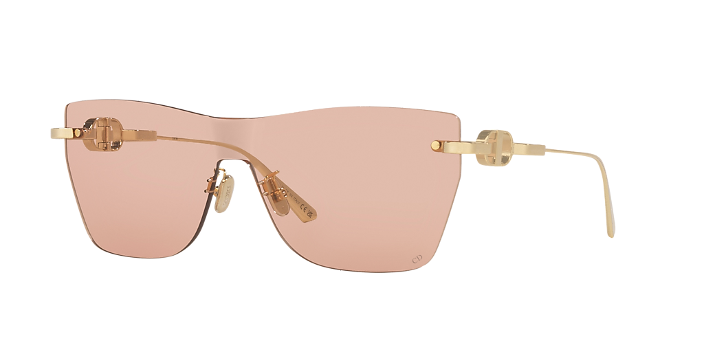 DIOR Cd40162U XXL (90 - 190) with Pink lenses and Gold frame