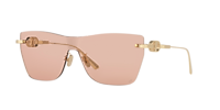 DIOR Cd40162U XXL (90 - 190) with Pink lenses and Gold frame
