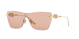 DIOR Cd40162U XXL (90 - 190) with Pink lenses and Gold frame