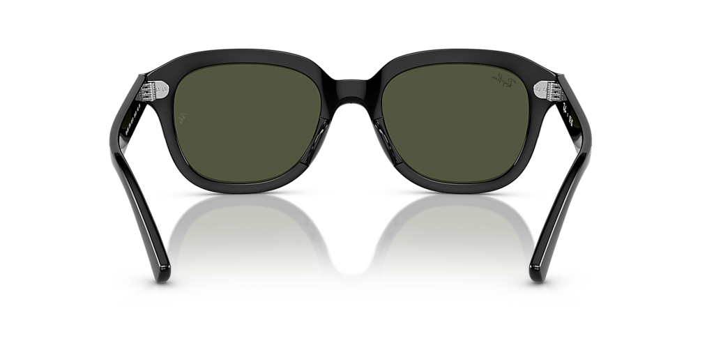 Ray-Ban Erik XL (53 - 20) with Green lenses and Black frame