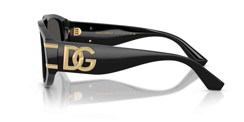 Dolce&Gabbana DG4499 L (57 - 16) with Grey lenses and Black frame