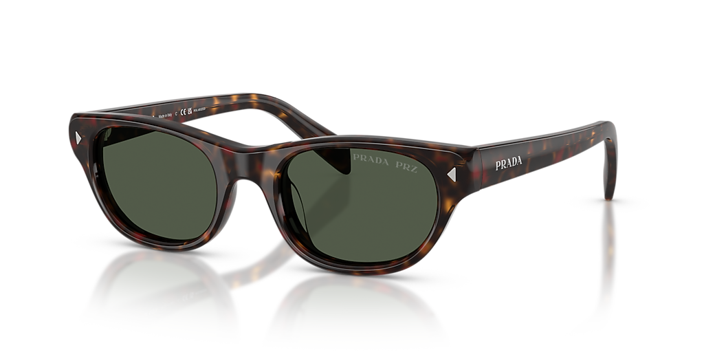 Prada PR C08SF M (52 - 19) with Grey lenses and Tortoise frame