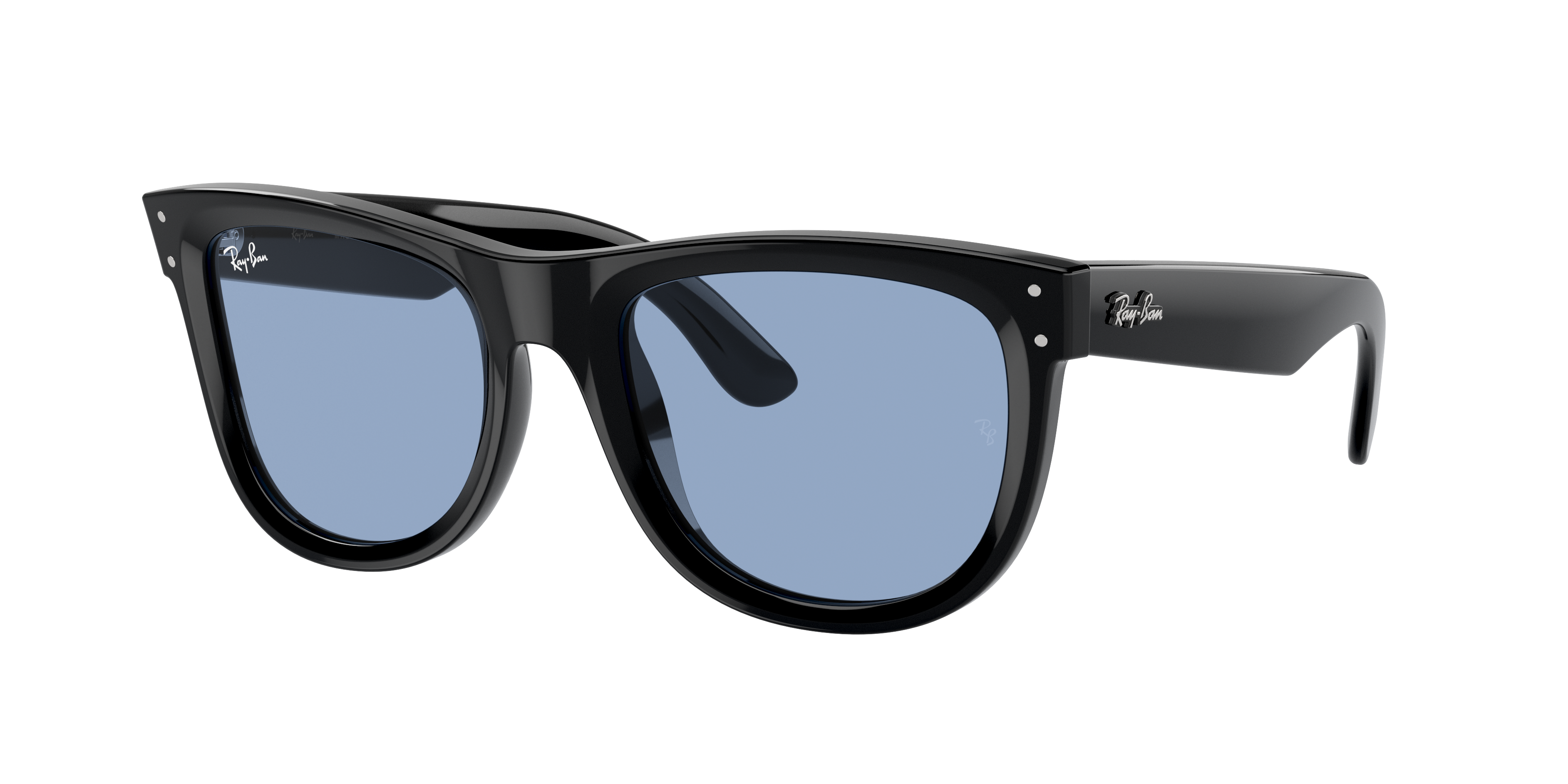 Ray-Ban Wayfarer Reverse S (50 - 22) with Blue lenses and Black