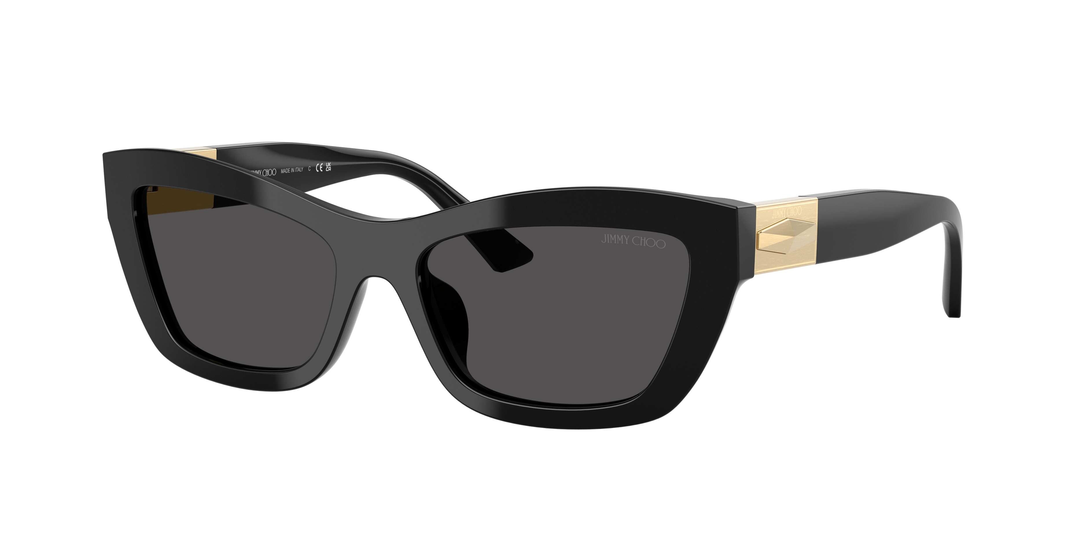 Jimmy Choo JC5030U L (54 - 17) with Grey lenses and Black frame