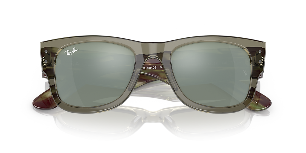 Ray-Ban Mega Wayfarer M (51 - 21) with Silver lenses and Green