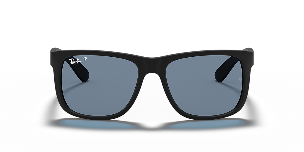 Ray-Ban Justin Classic M (55 - 17) with Blue lenses and Black