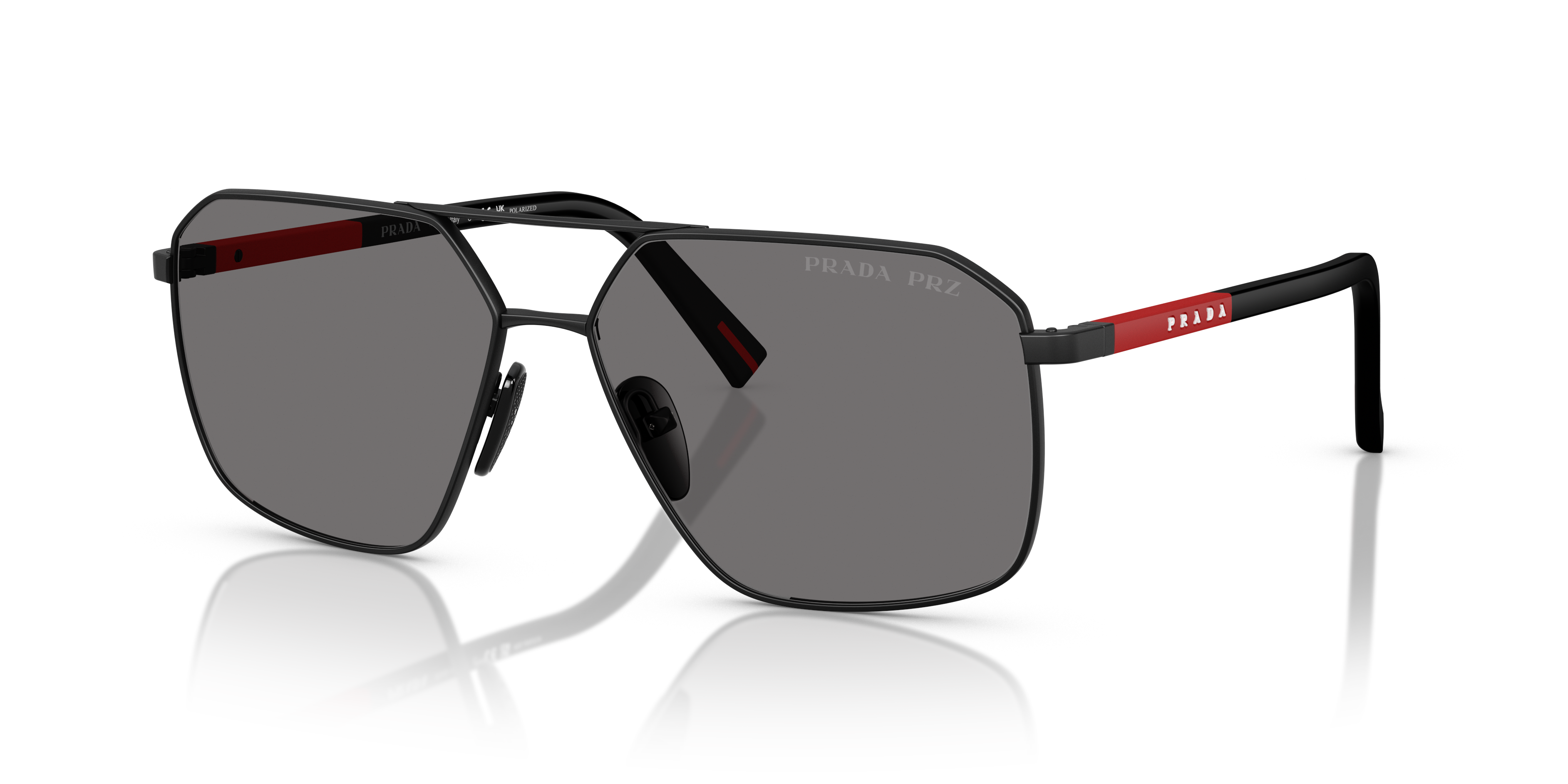 Prada Linea Rossa PS A50S XL (60 - 14) with Grey lenses and Black