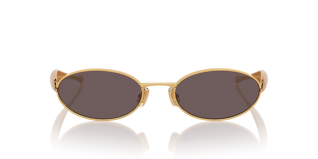Bottega Veneta BV1386S_6J L (57 - 21) with Grey lenses and Gold