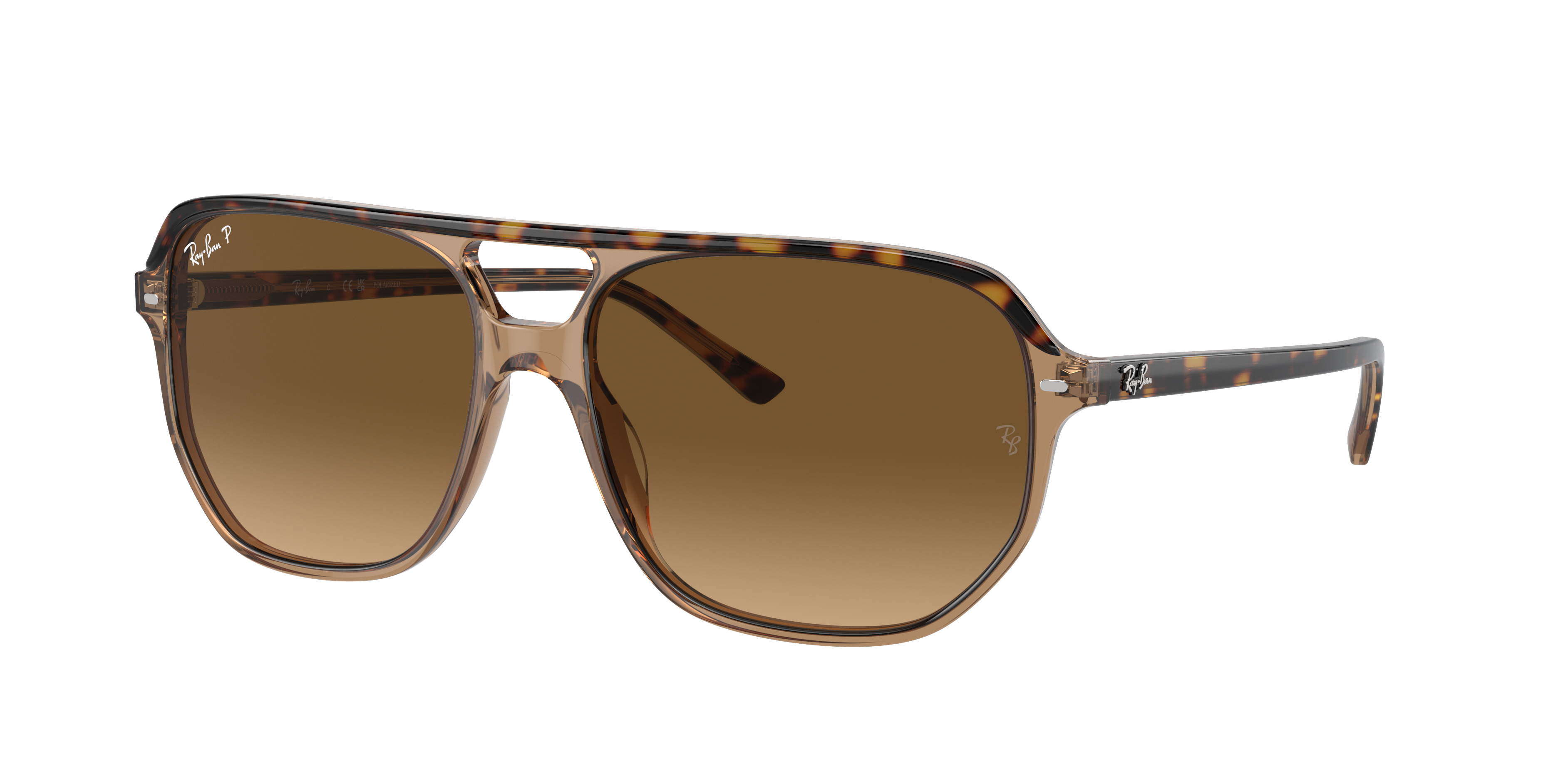 Ray-Ban Bill One XL (60 - 16) with Brown lenses and Tortoise frame
