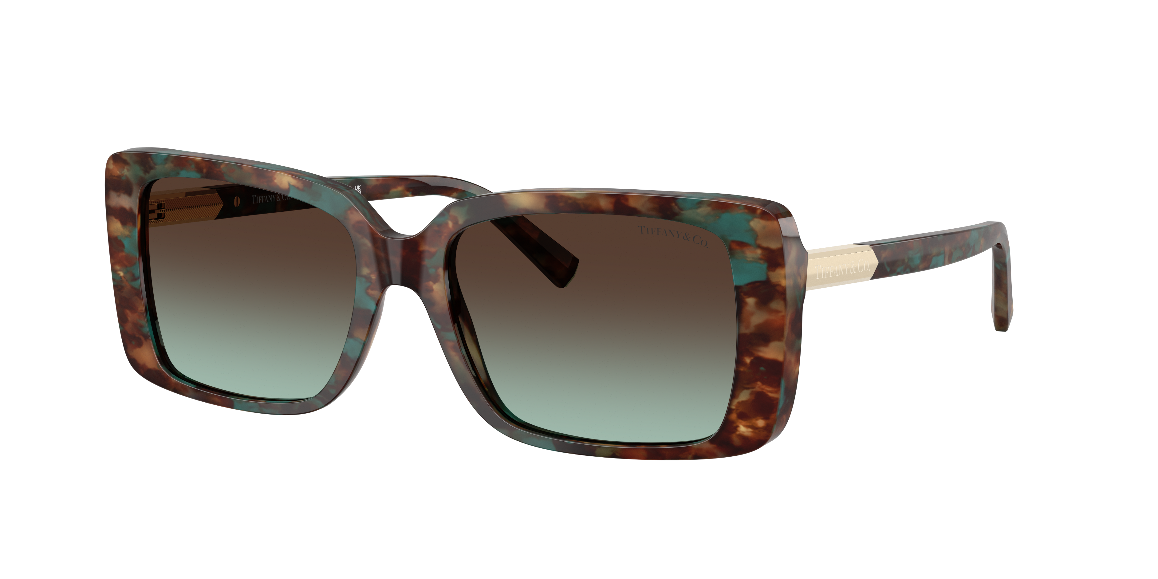 Tiffany & Co. TF4249 XL (55 - 17) with Blue lenses and Tortoise
