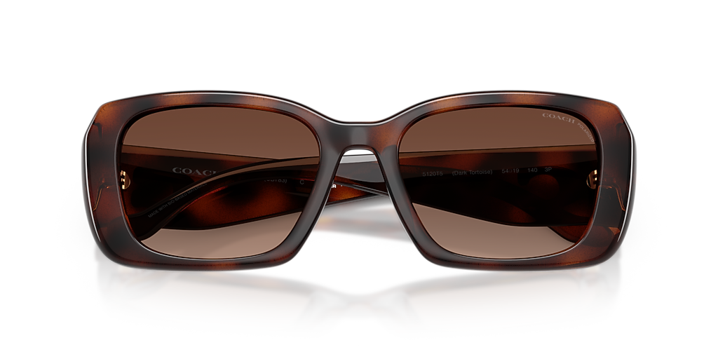 Coach CBY82 M (54 - 19) with Brown lenses and Tortoise frame 