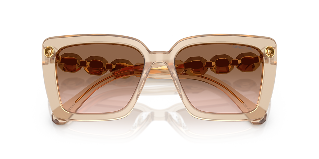 Swarovski SK6032 S (55 - 17) with Brown lenses and Beige frame