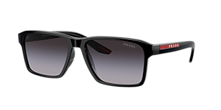 PRADA 　　６０万 Prada Linea Rossa PS 04ZS XXL (56 - 16) with Grey lenses and Black