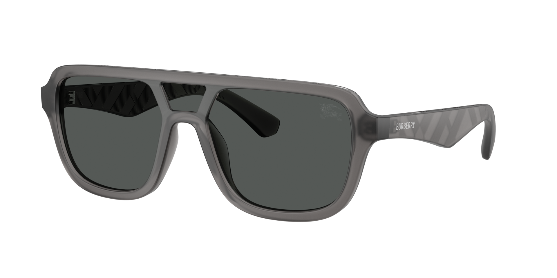 Burberry Man Sunglass BE4474U -  Frame color: Matte Grey, Lens color: Dark Grey