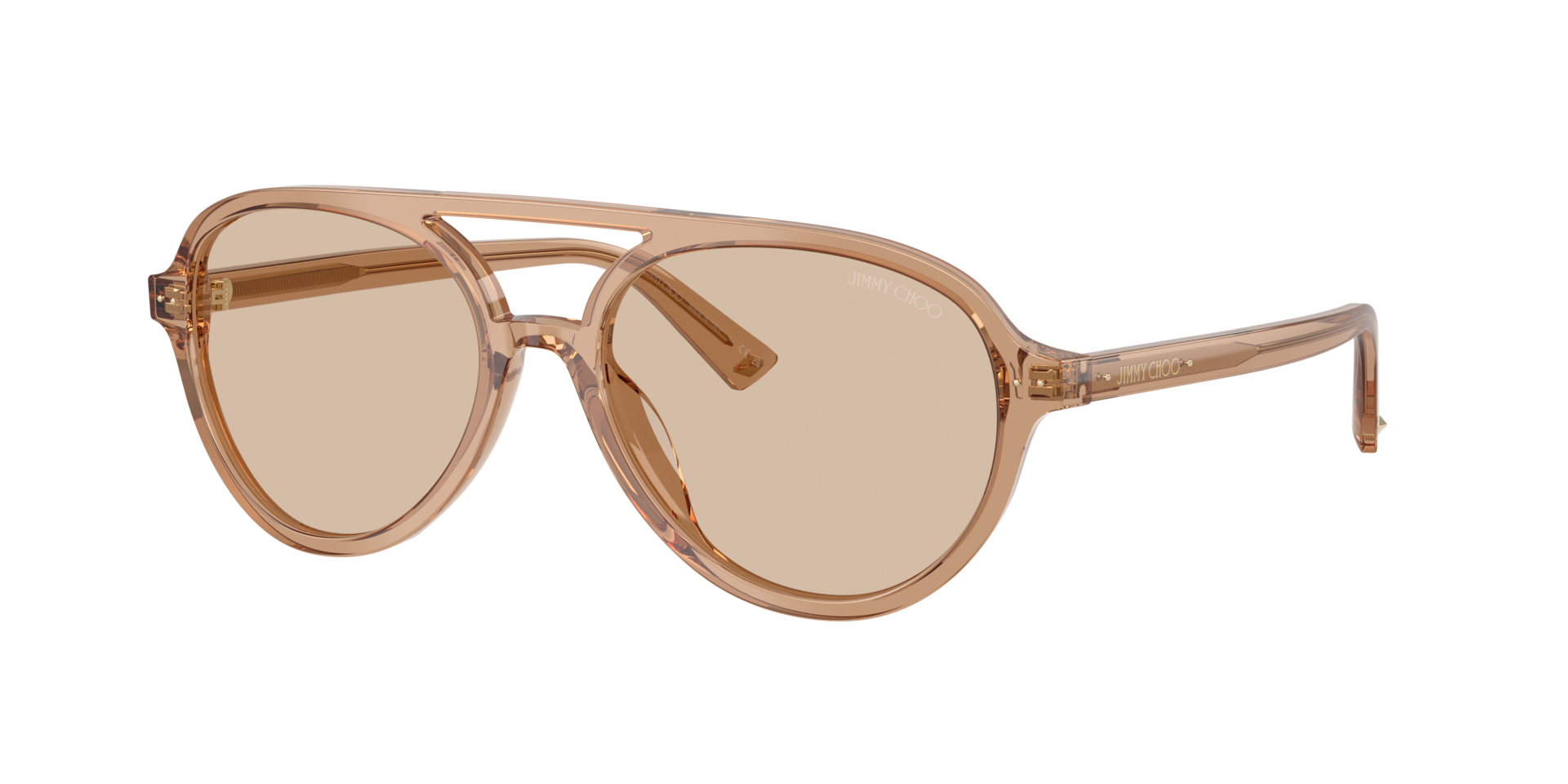 Jimmy Choo Woman Sunglass JC5055U -  Frame color: Transparent Tan, Lens color: Brown