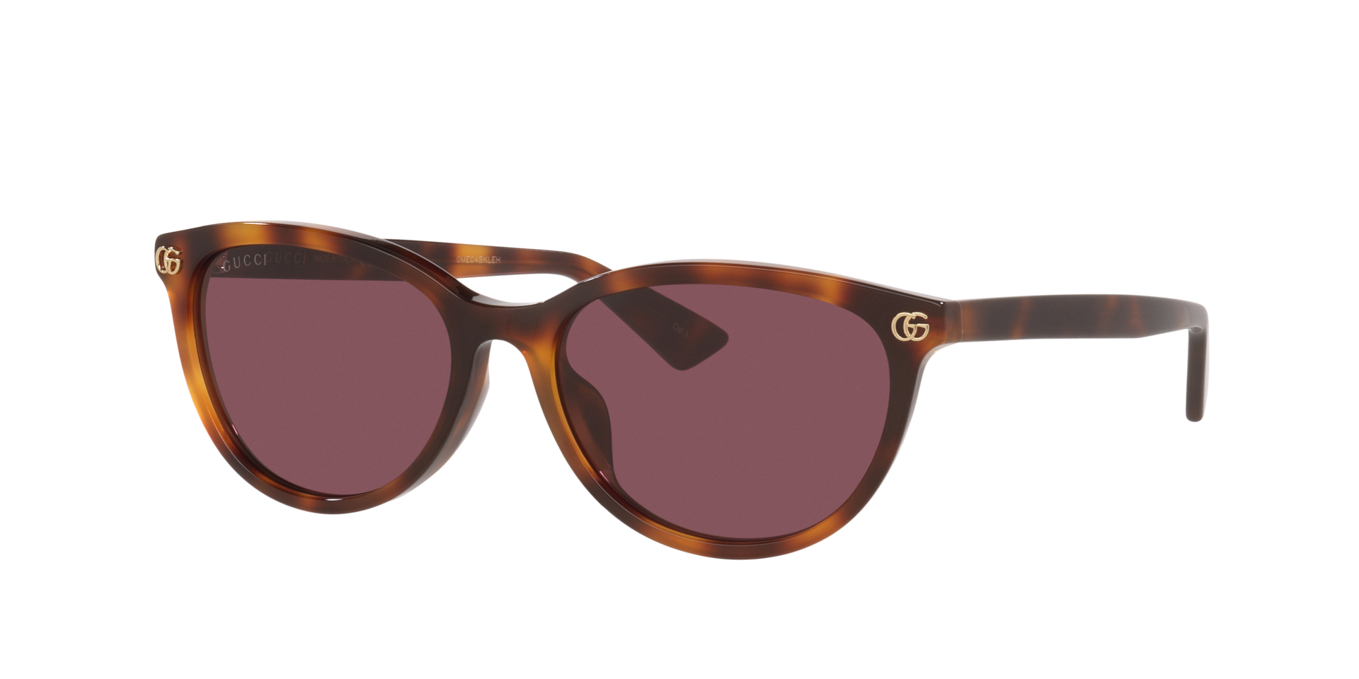 Gucci GG1818SK M (56 - 17) with Violet lenses and Tortoise frame