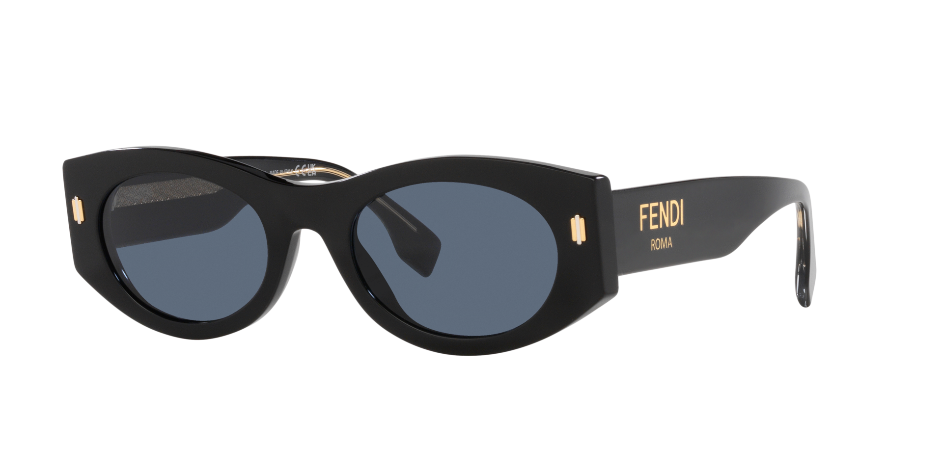 Fendi Fendi Roma Fe40125I S (52 - 21) with Blue lenses and Black