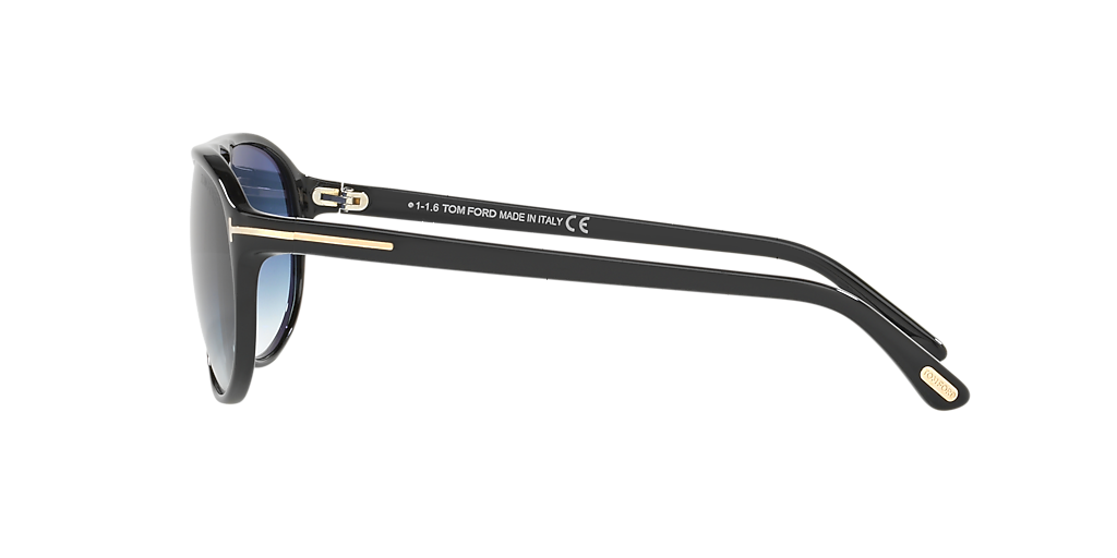 Tom Ford Ft0447 Jacob L (60 - 15) with Blue lenses and Black frame