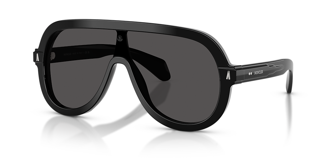 Moncler ME6021U Sunsette (0 - 130) with Grey lenses and Black