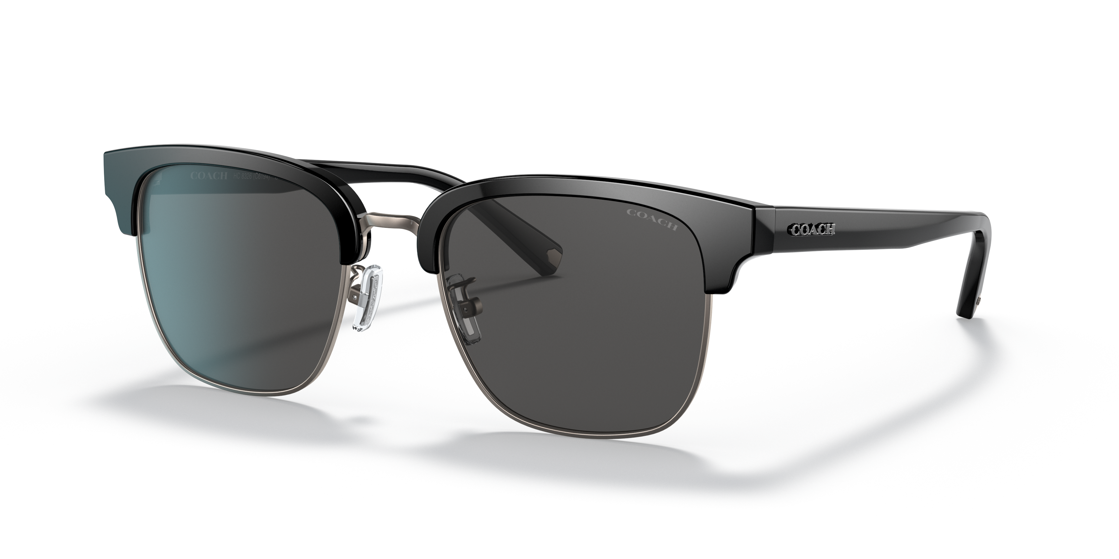 Coach C6194 M (52 - 20) with Grey lenses and Black frame