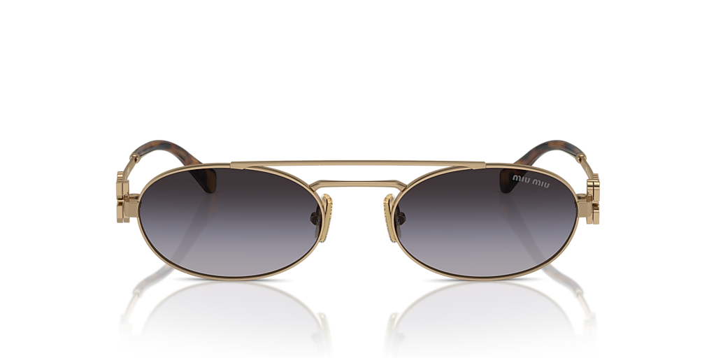 miu miu サングラス MUA54S 鈴蘭！！ Miu Miu MU 54ZS M (53 - 19) with Grey lenses and Gold frame