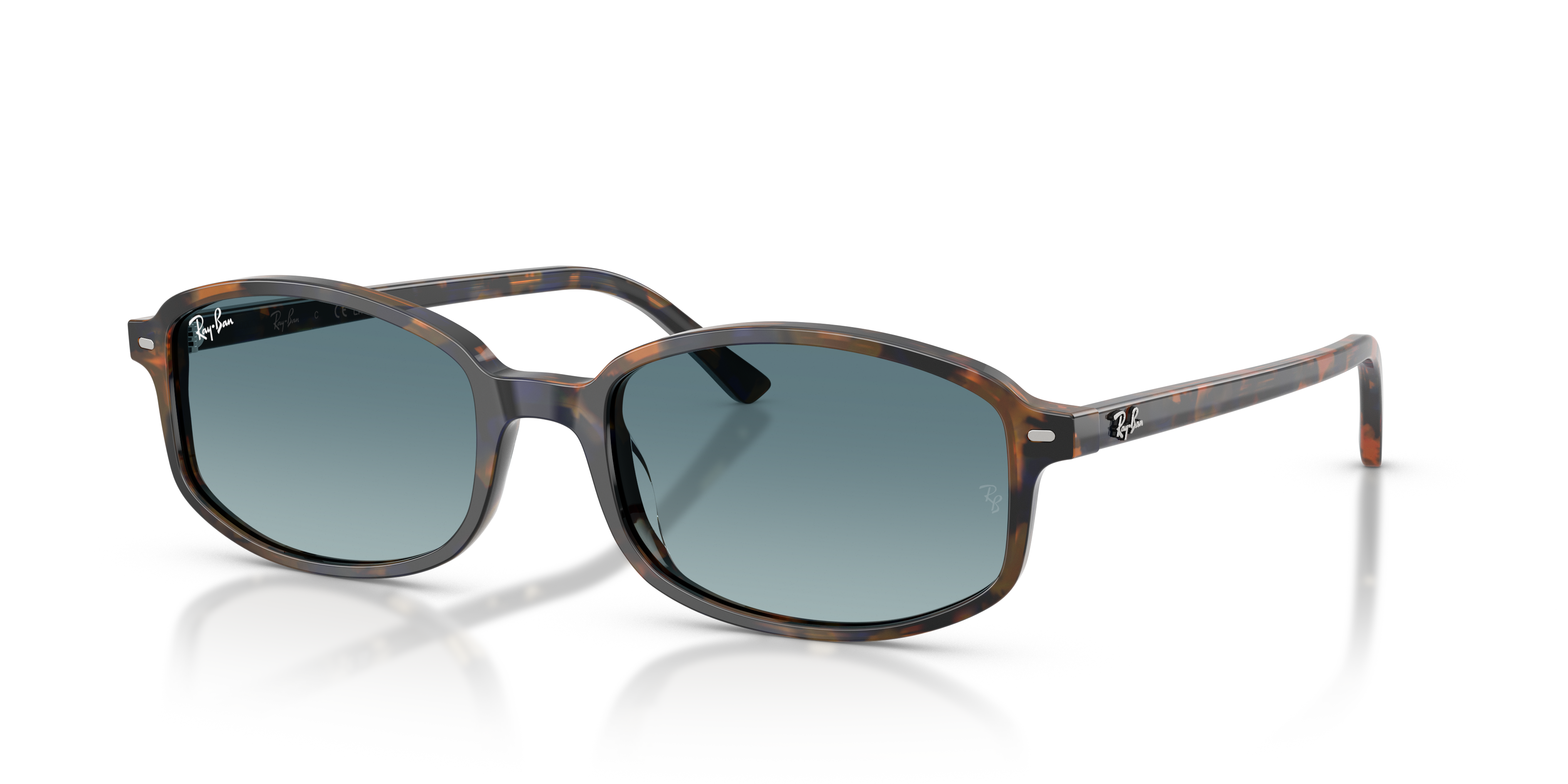 Ray-Ban Sam L (56 - 19) with Blue lenses and Tortoise frame