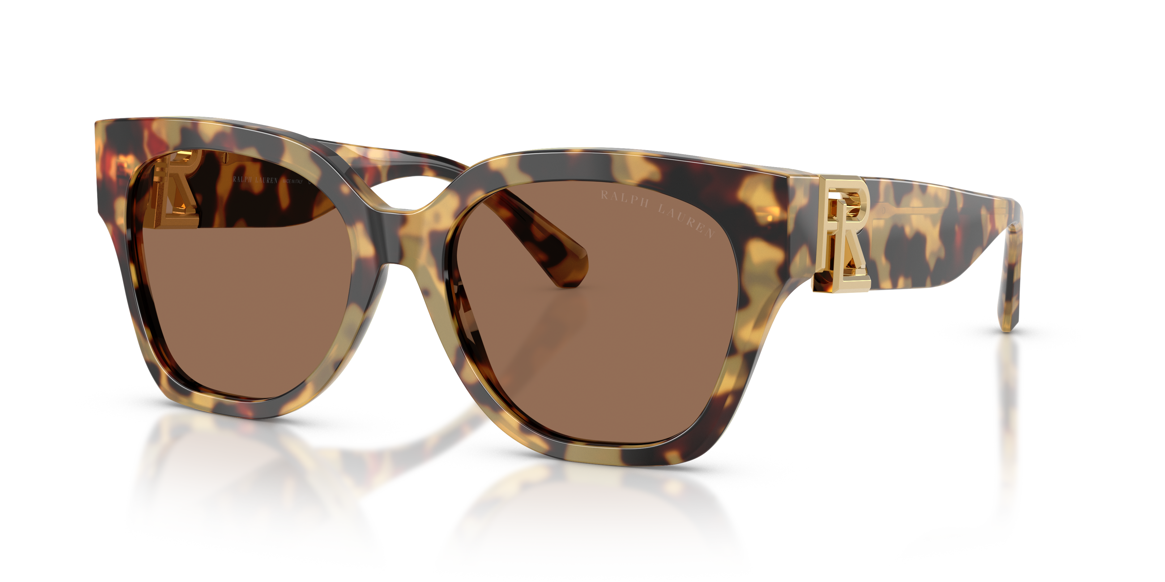 Ralph Lauren The Overszed Ricky M (55 - 18) with Brown lenses and