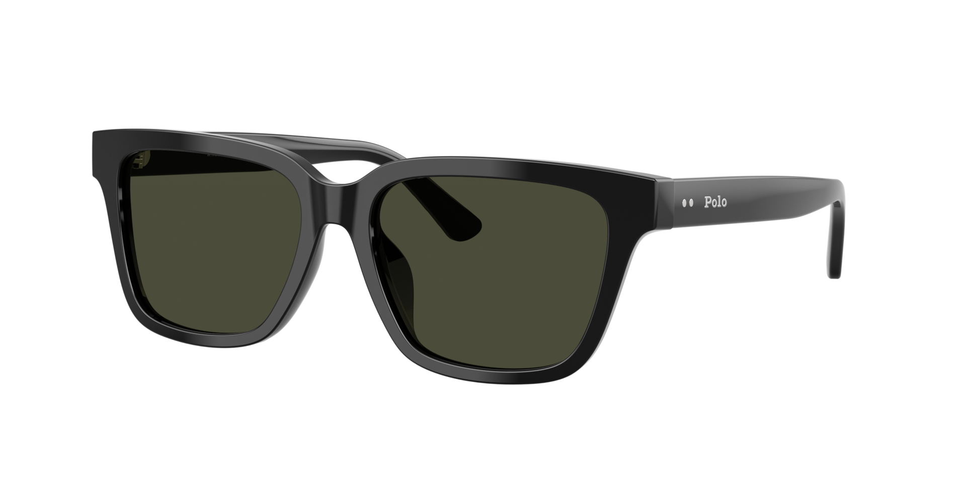 Polo Ralph Lauren Woman Sunglass PH4247U   Frame color Shiny Black Lens color Dark Green