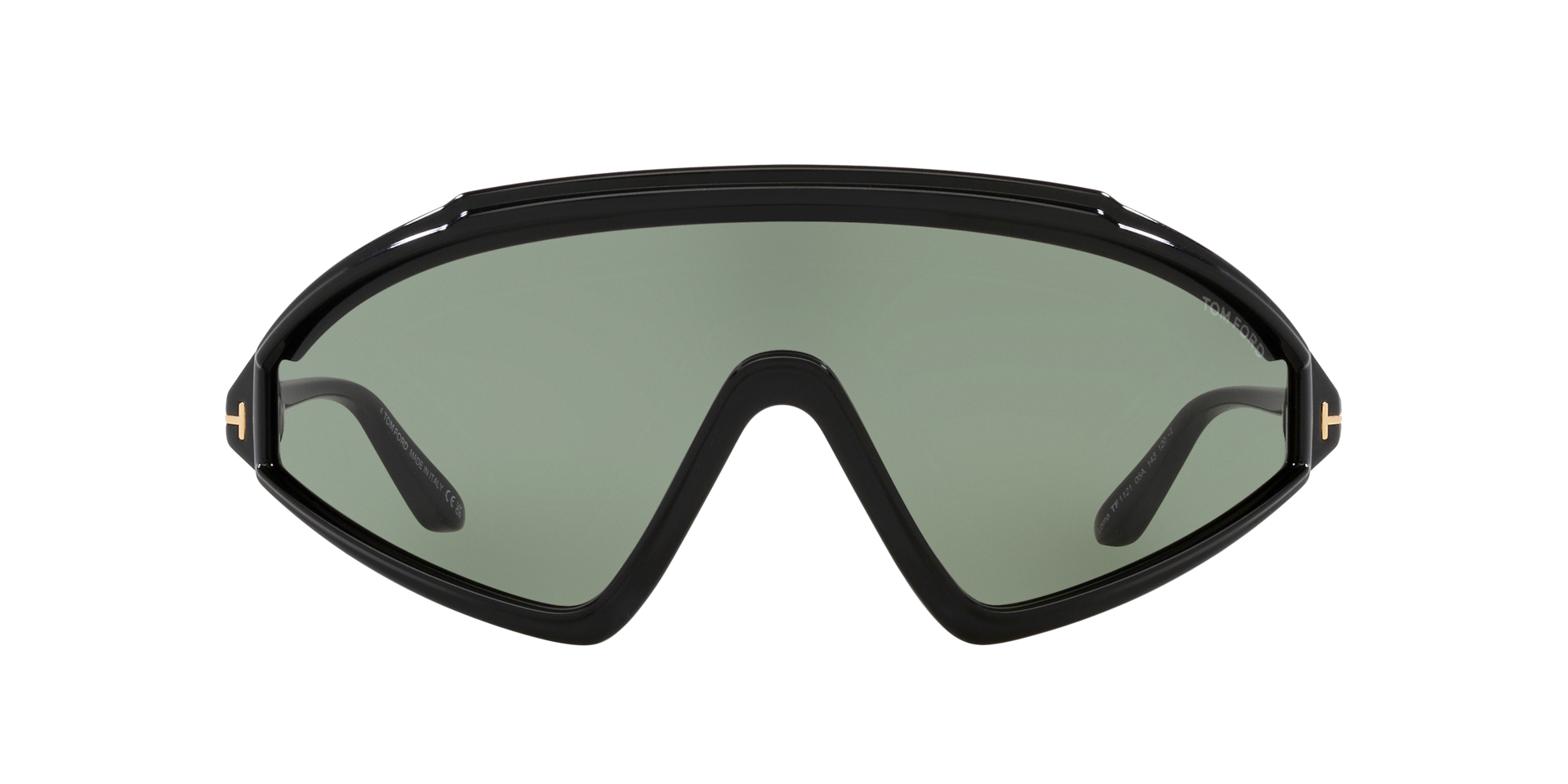 Tom Ford Lorna TR XXL (57 - 157) with Grey lenses and Black frame