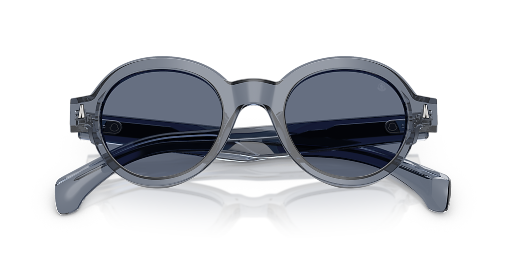 Moncler Rondosa S (47 - 22) with Blue lenses and Blue frame