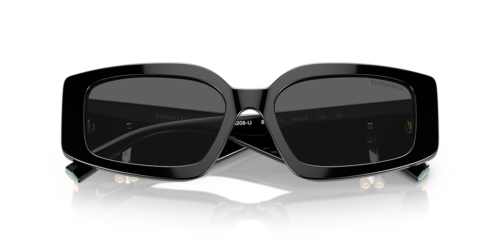 Tiffany & Co. TF4208U S (54 - 17) with Grey lenses and Black  display picture 2