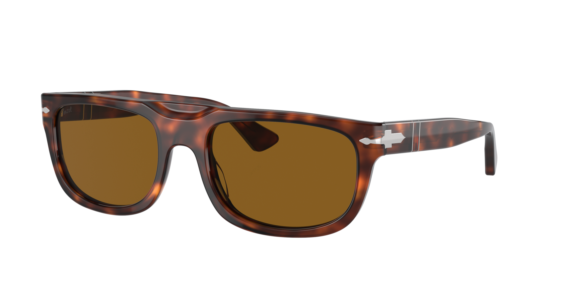 Persol Homme Sunglass PO3271S - Couleur du Monture Havana Couleur de Lentille Brun 110 €