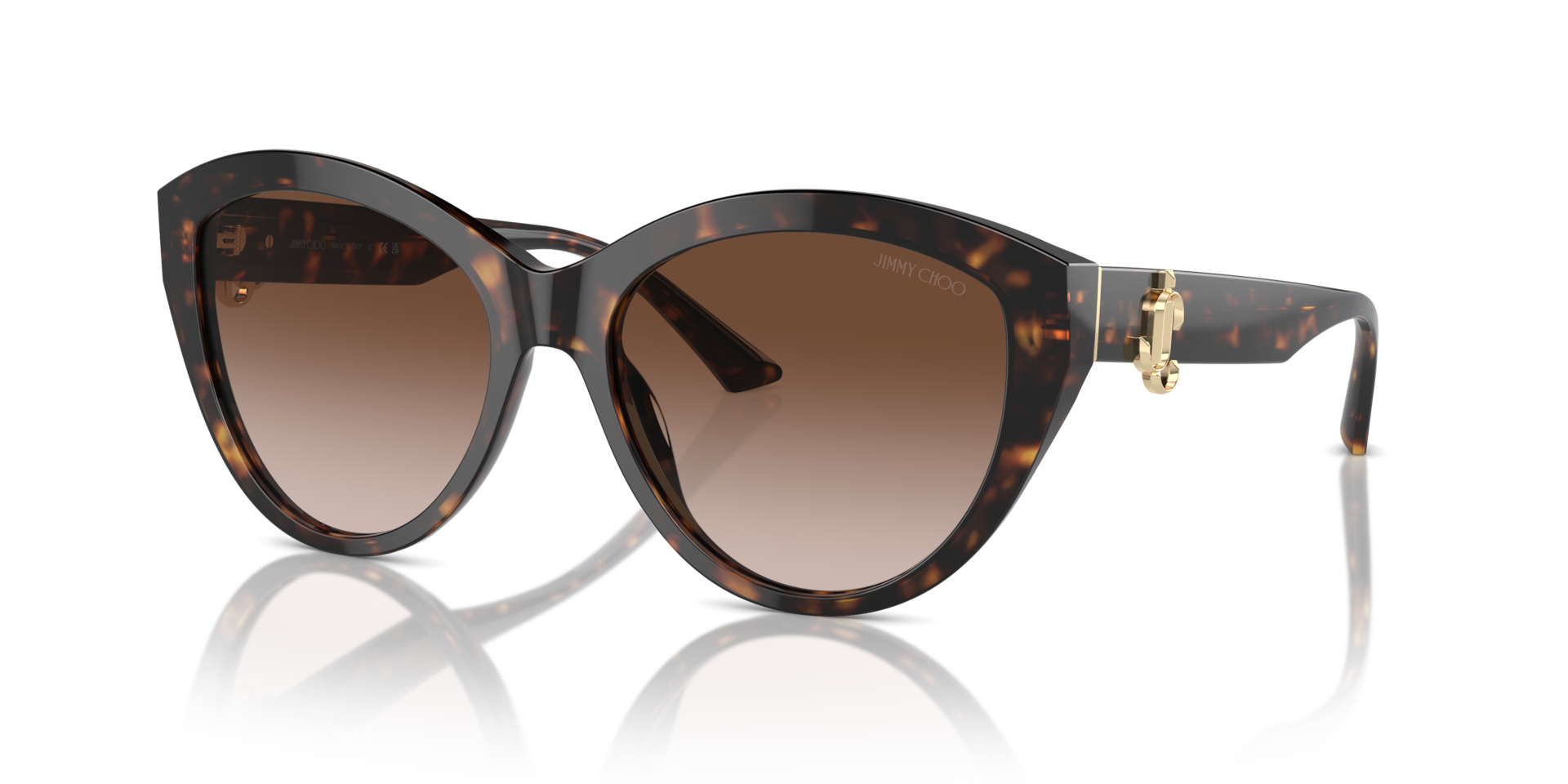 Jimmy Choo JC5007 M (55 - 17) with Brown lenses and Tortoise frame
