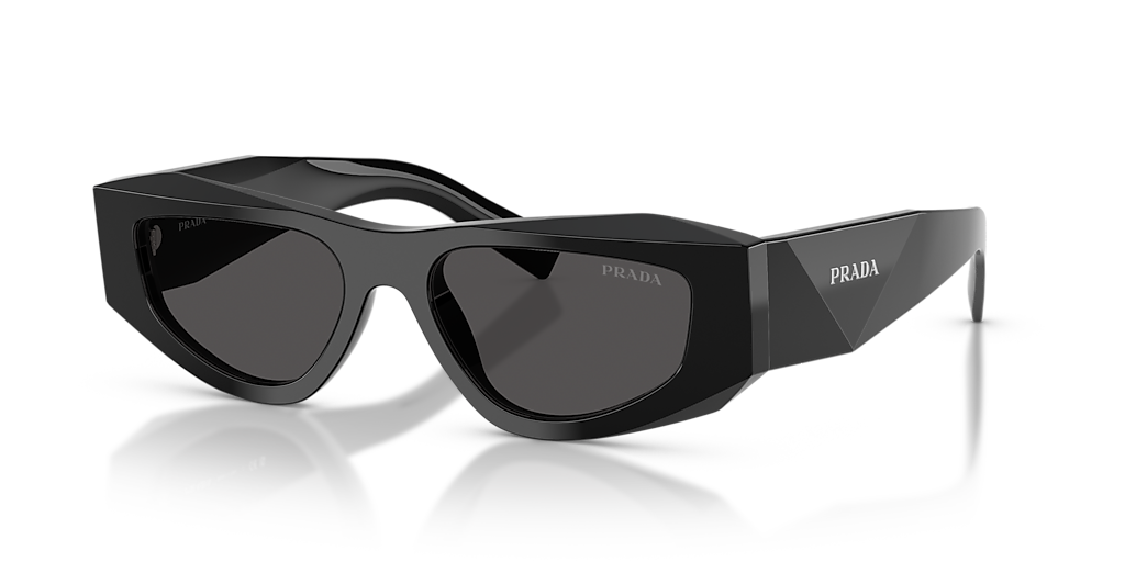 Prada PR B19S M (52 - 17) with Grey lenses and Black frame