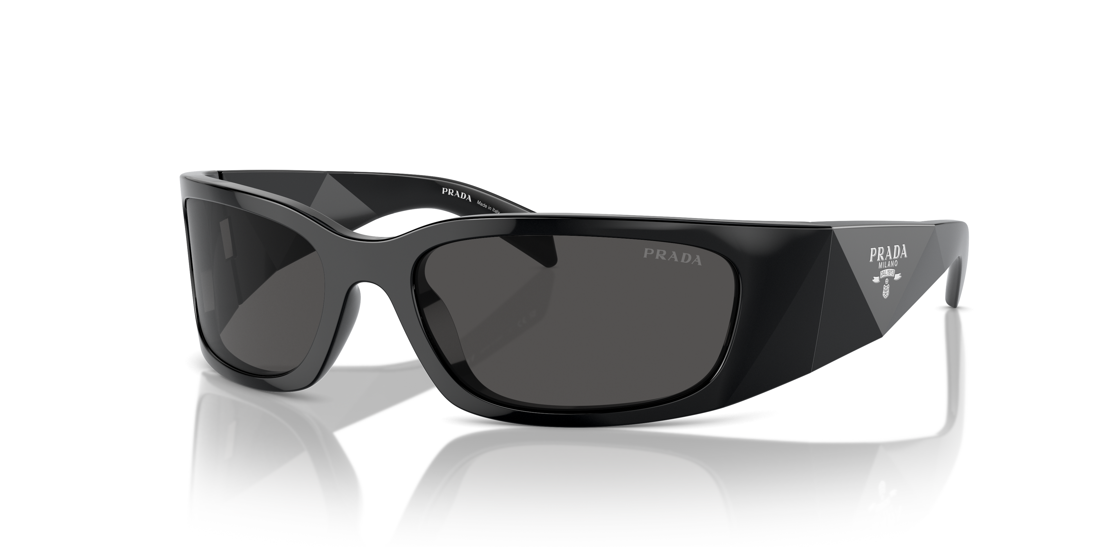 PRADA サングラス ノベルティ Prada PR A19S L (60 - 18) with Grey lenses and Black frame
