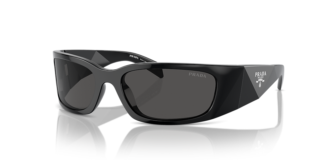 Prada PR A19S L (60 - 18) with Grey lenses and Black frame