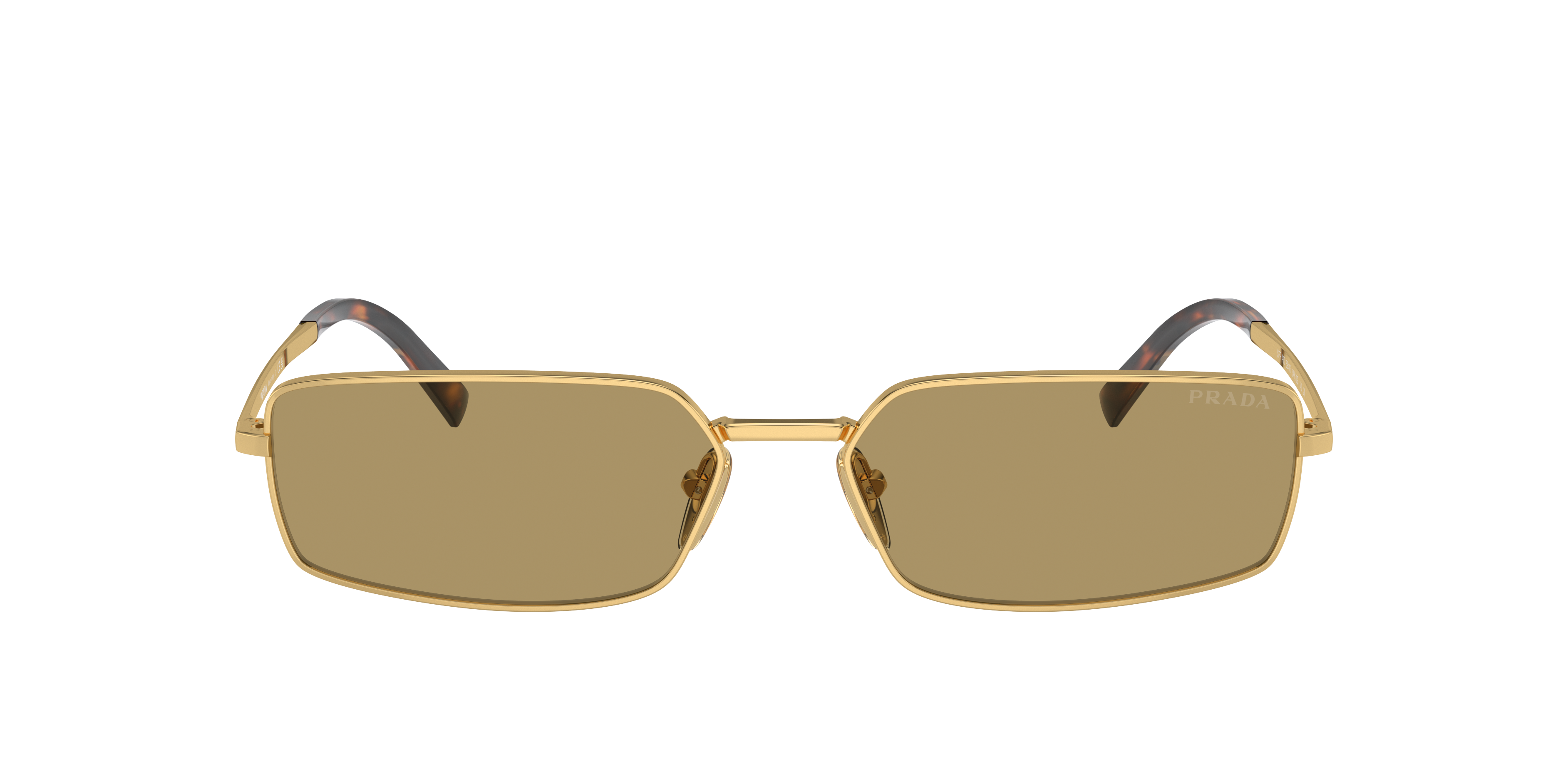 Prada PR A60S XL (59 - 16) with Green lenses and Gold frame