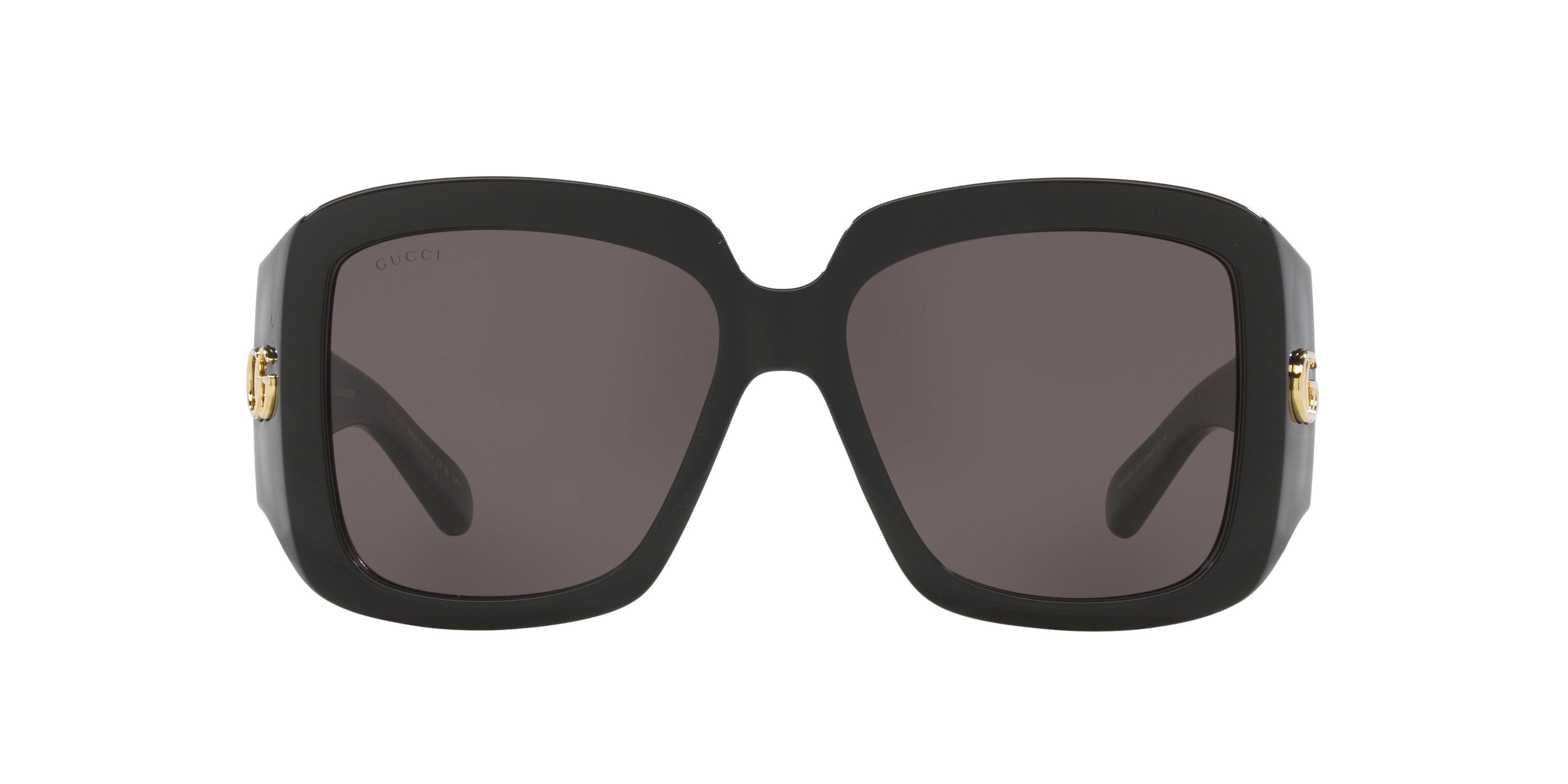 Gucci GGパターン ブラック サンバイザー Gucci GG1402S S (55 - 16) with Grey lenses and Black frame